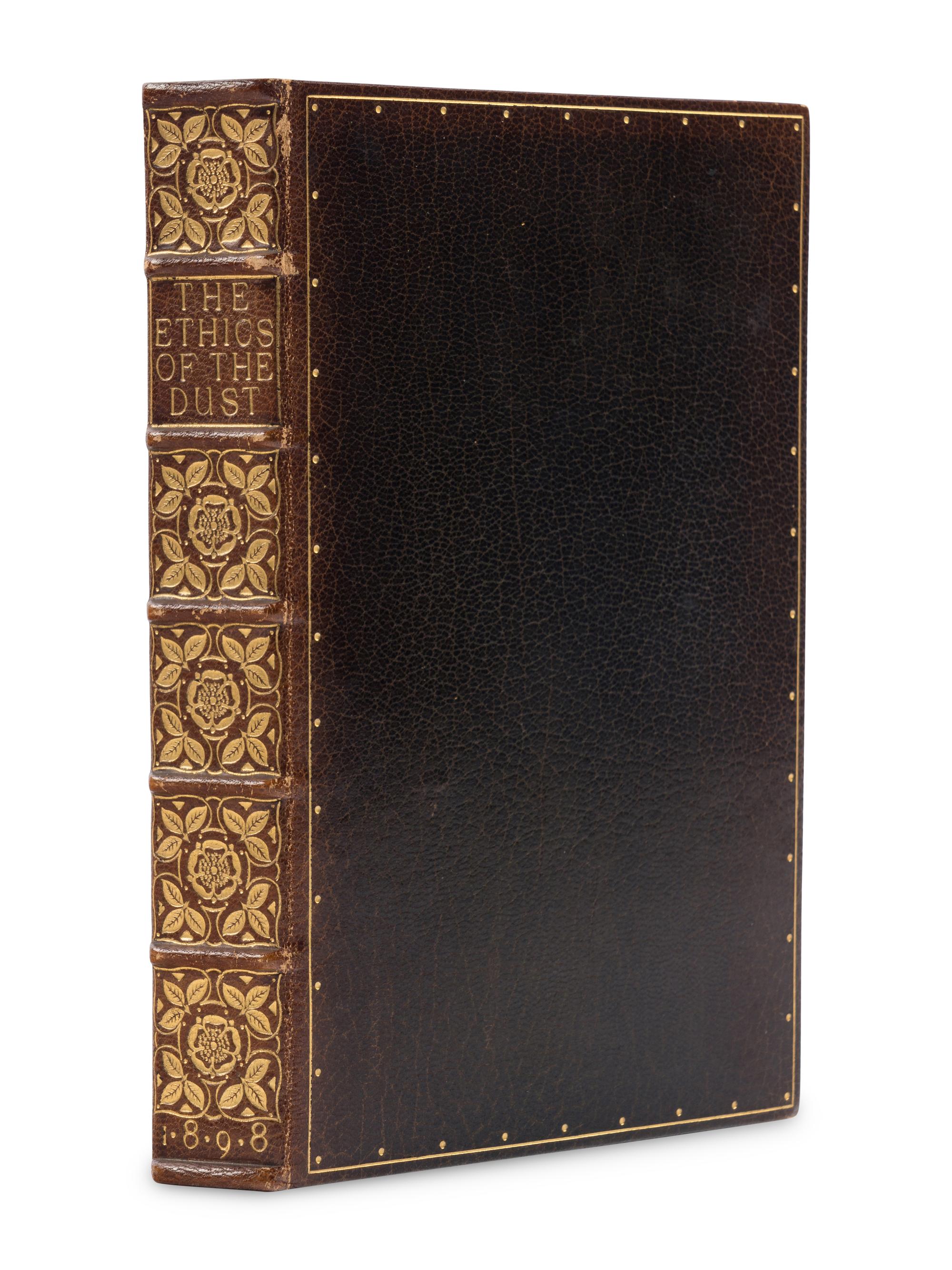 [FINE PRESS -- DOVES BINDERY]. RUSKIN, John (1819-1900). The Ethics of the Dust. London: George Allen, 1898.