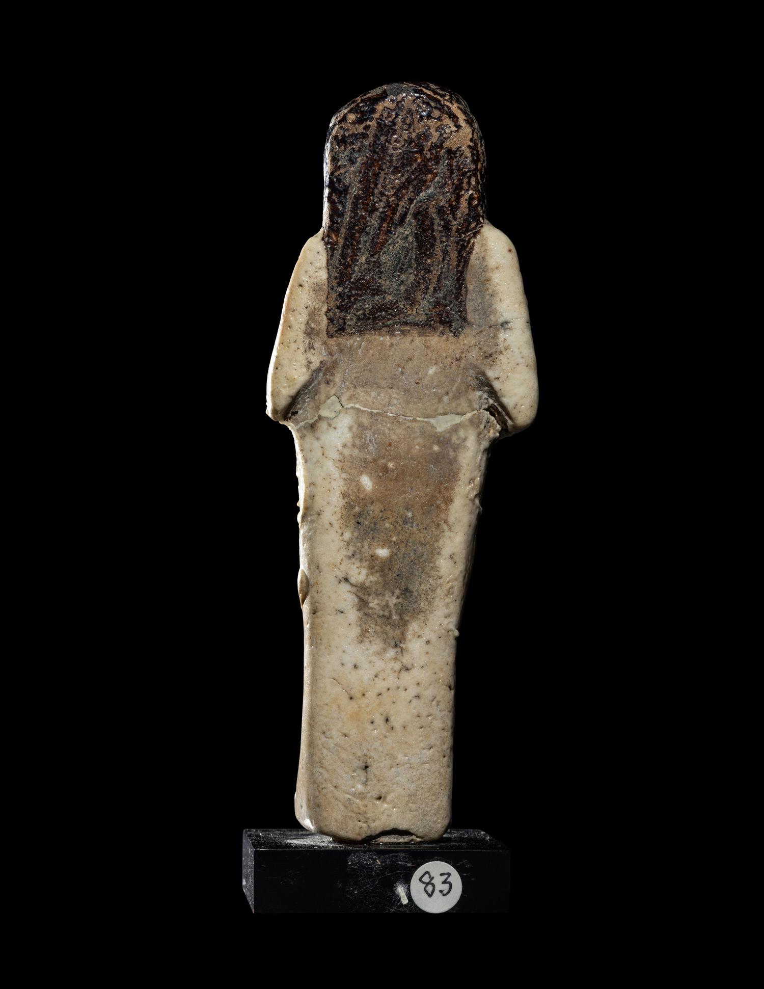 An Egyptian White Faience Ushabti for the Scribe Iuwy