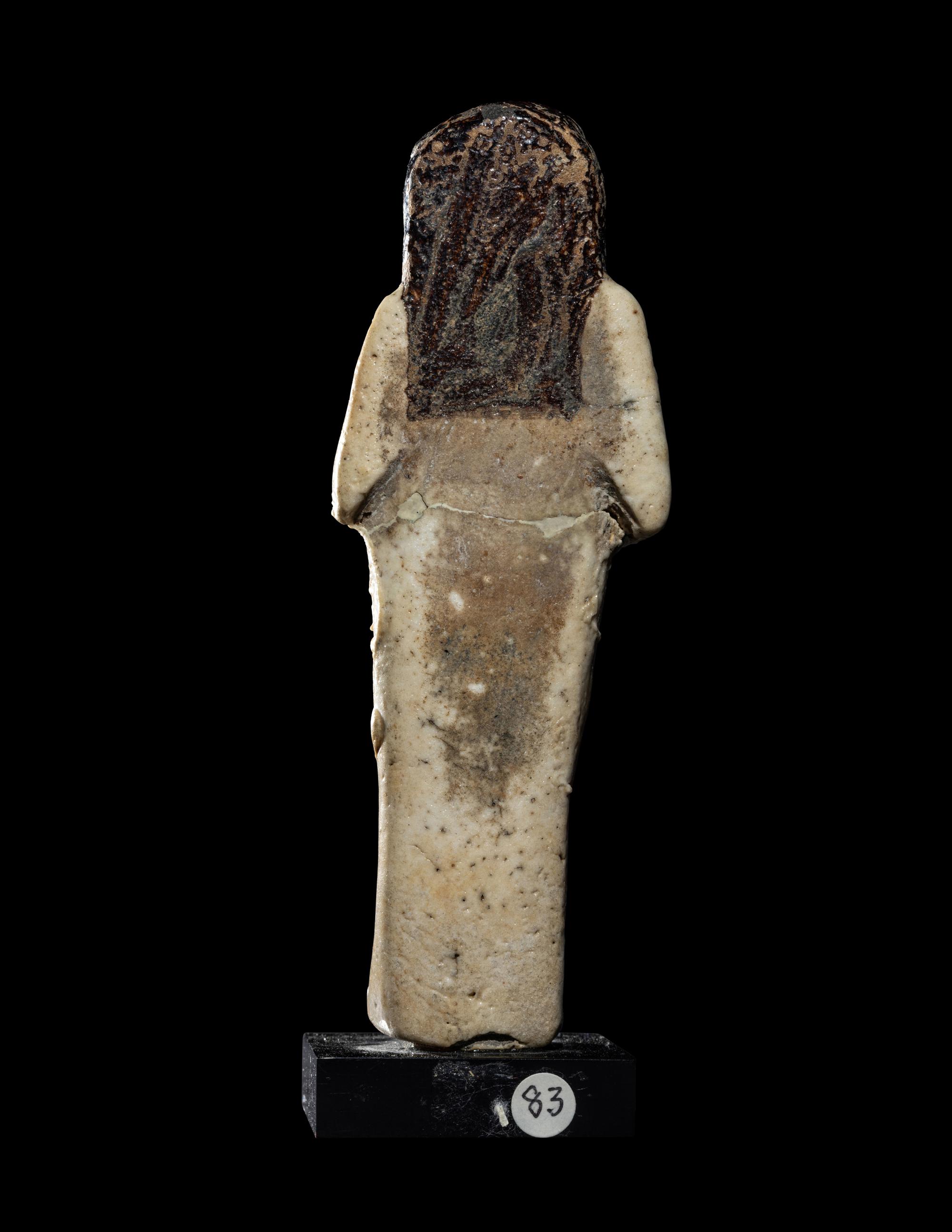 An Egyptian White Faience Ushabti for the Scribe Iuwy