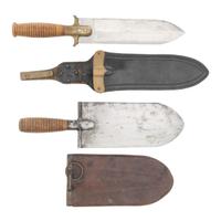 Indian War Edged Weapons: US M1880 Hunting Knife & US M1873 Entrenching Tool