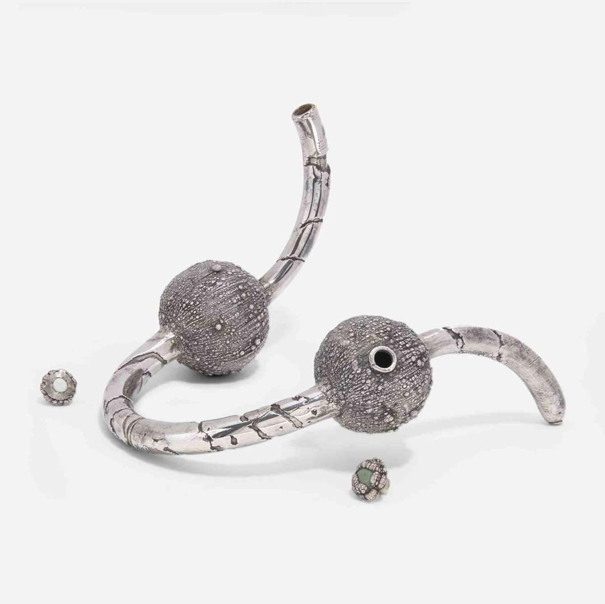Doug Legenhausen (American, 1945-2014) Silver Pipe, USA, circa 1960s