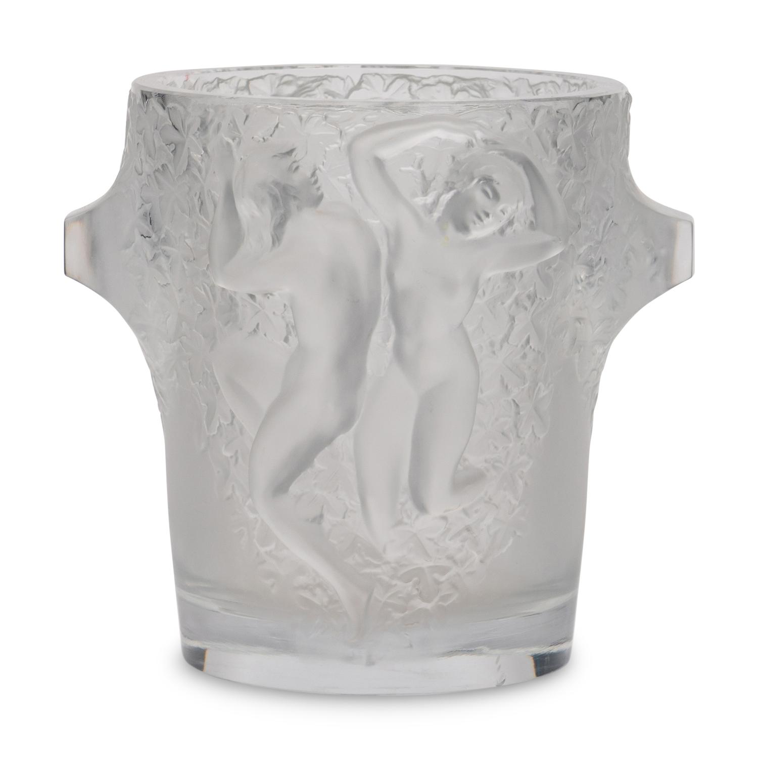 A Lalique Ganymede Wine Cooler