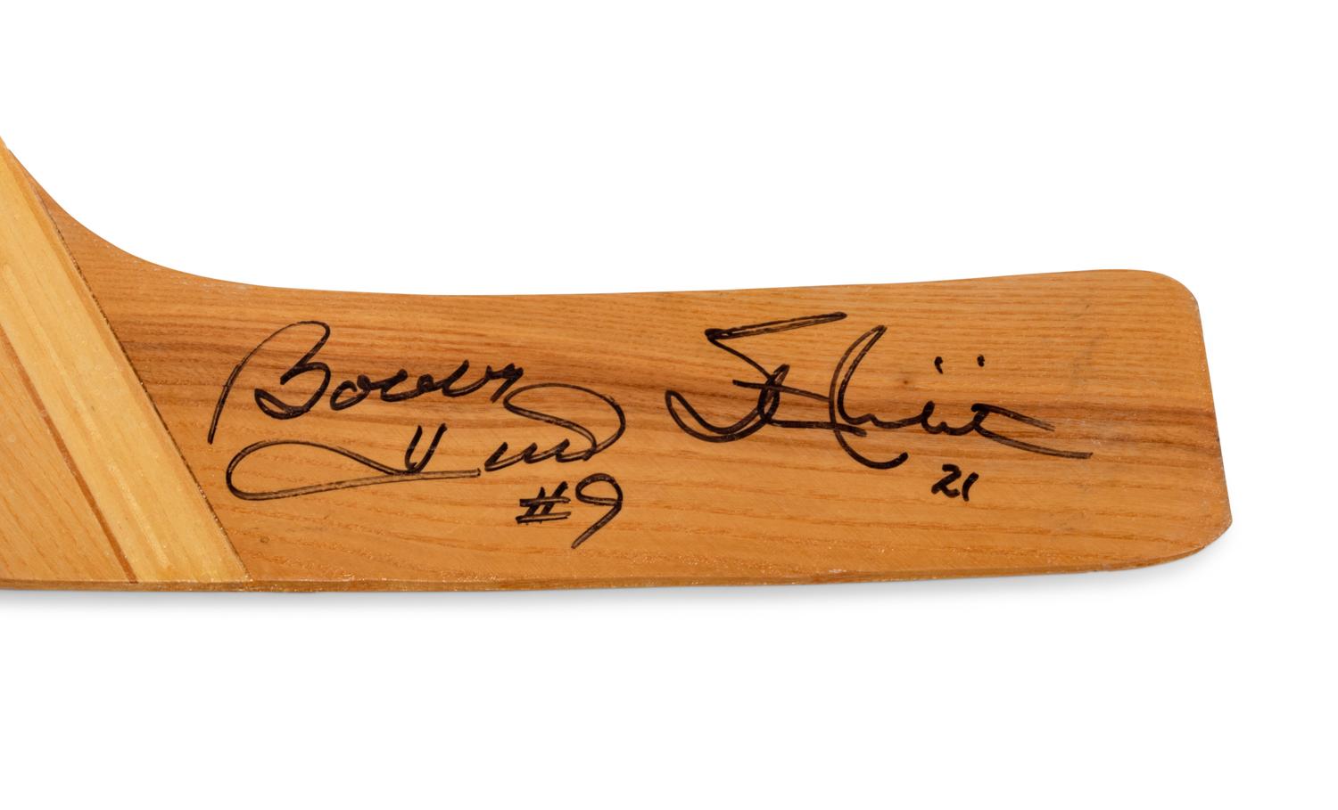 A Group of Bobby Hull and Stan Mikita Signed Autograph Items (Beckett Authentication Services BAS Certified),