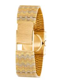 TRICOLOR GOLD AND EMERALD SURPRISE WATCH