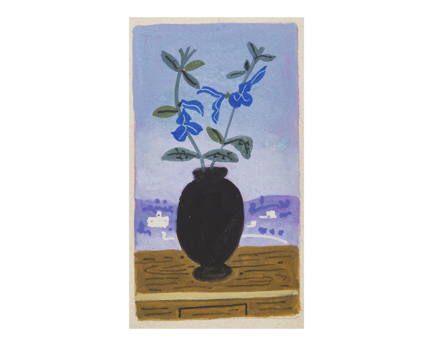Nature Morte au Vase Noir (Christmas Card)