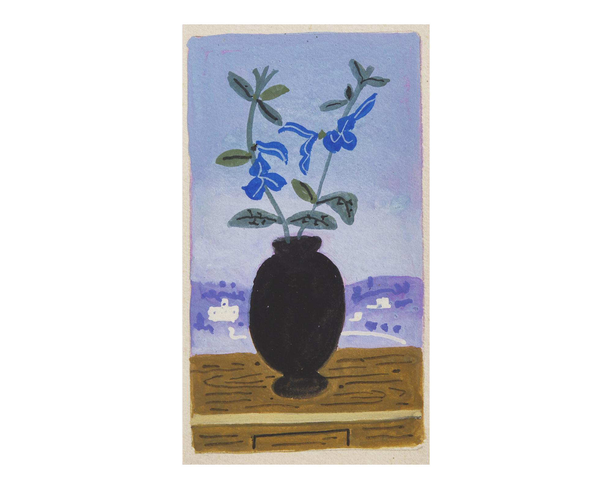 Nature Morte au Vase Noir (Christmas Card)
