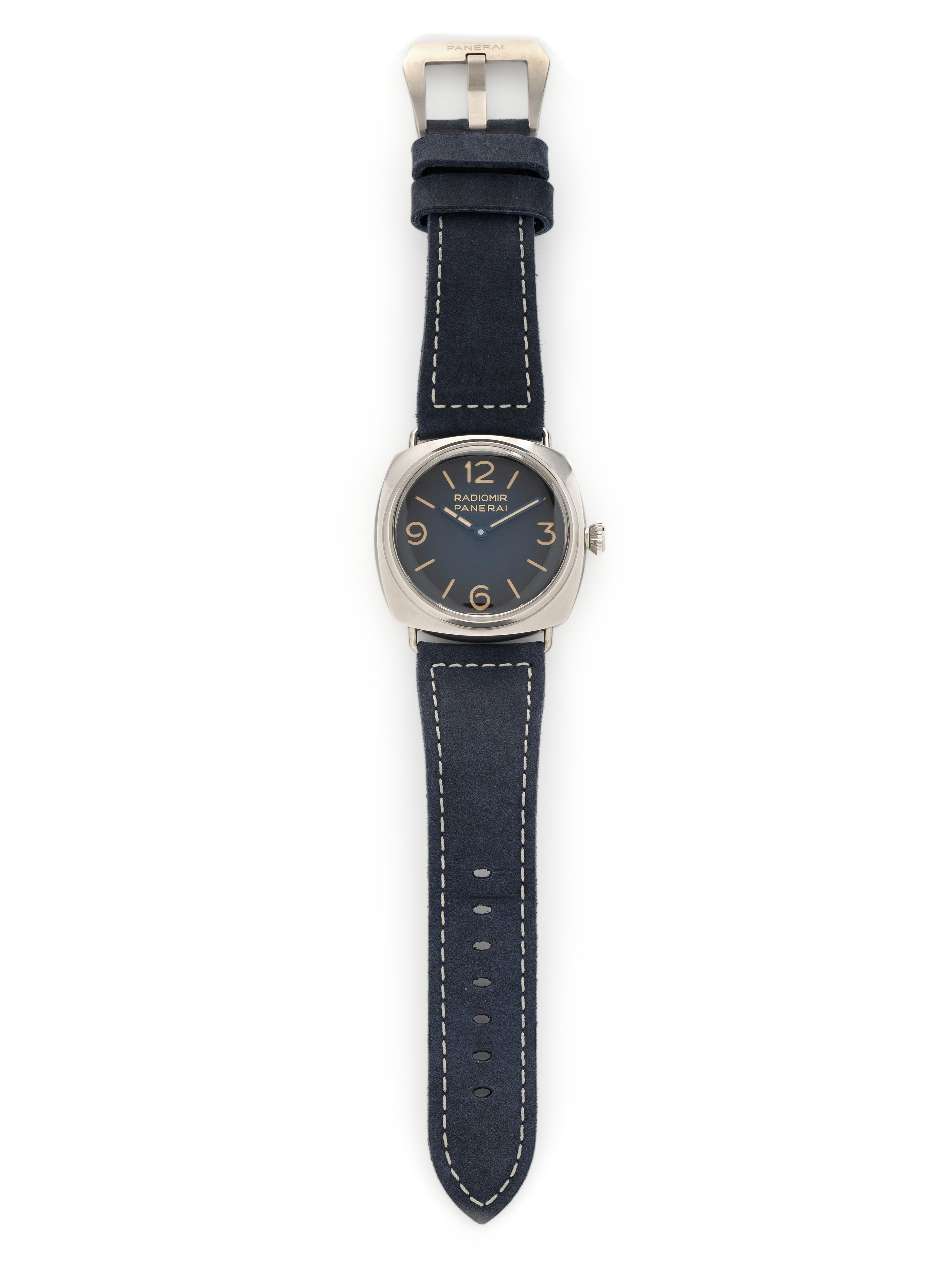 PANERAI, REF. PAM01335 STAINLESS STEEL 'RADIOMIR TRE GIORNI' WATCH, BOX & PAPERS