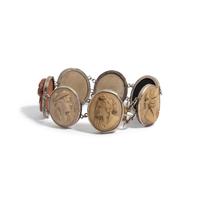 ANTIQUE, LAVA CAMEO BRACELET