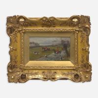 H. Whittaker Reville (British, 19th Century) Four Works: The Fall, Tally Ho!, The Kill, Full Cry