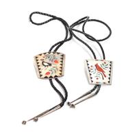 Two Zuni Bolos, Edaakie Family Length of longest 18 3/4 inches