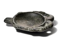 An Egyptian Steatite Cosmetic Palette in the Form of a Double Duck
