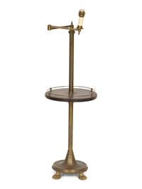 A Regency Style Swing-Arm Floor Lamp
