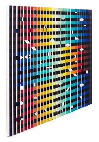 Yaacov Agam, (Israeli, b. 1928), Noon at Midnight, 1976
