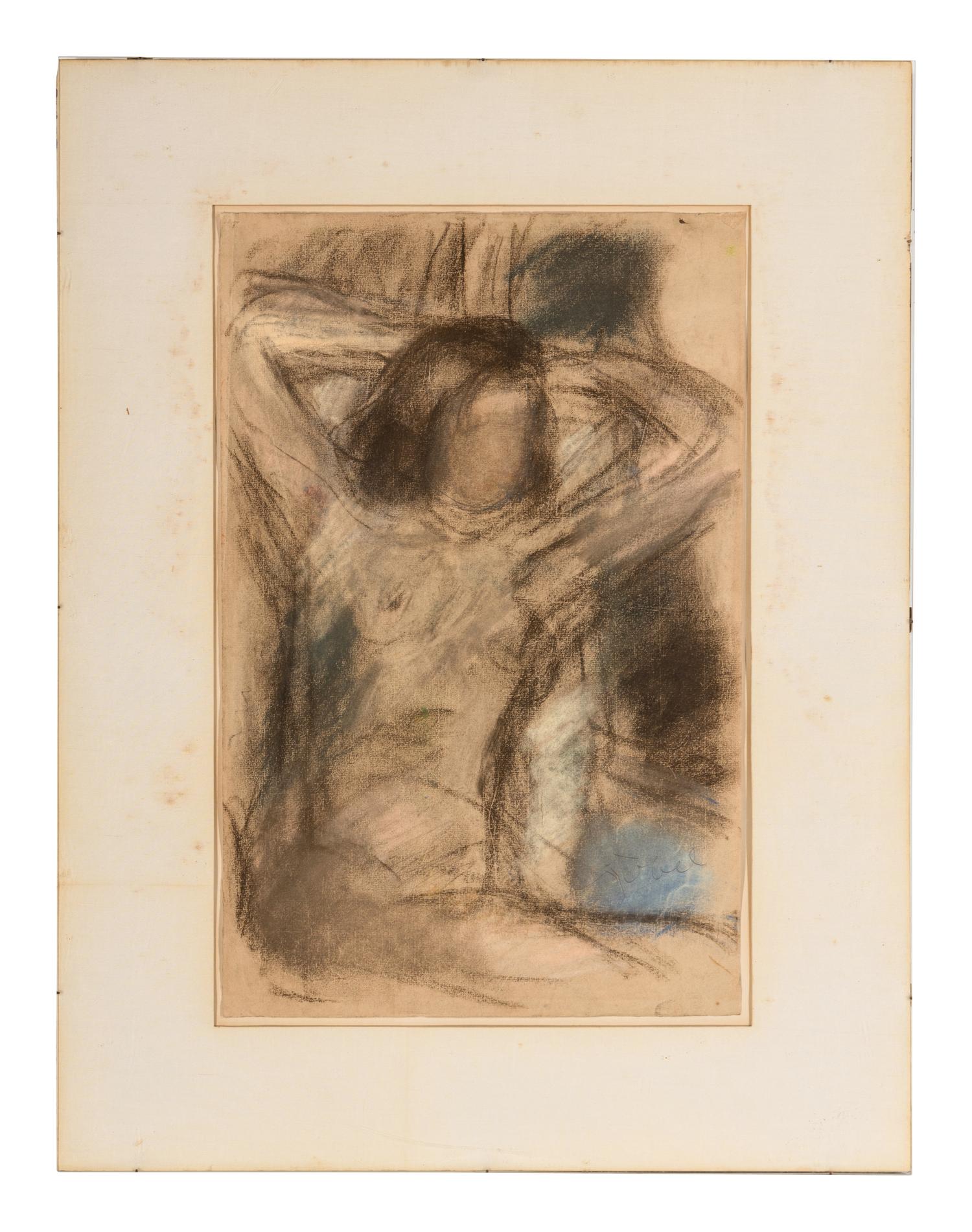 Nude with Arms Raised