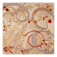 Three Hermès Scarves and One Cartier Scarf