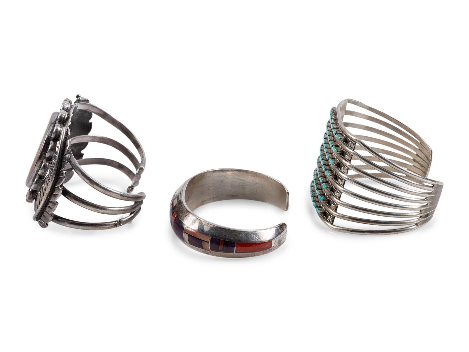 Navajo and Zuni Cuff Bracelets