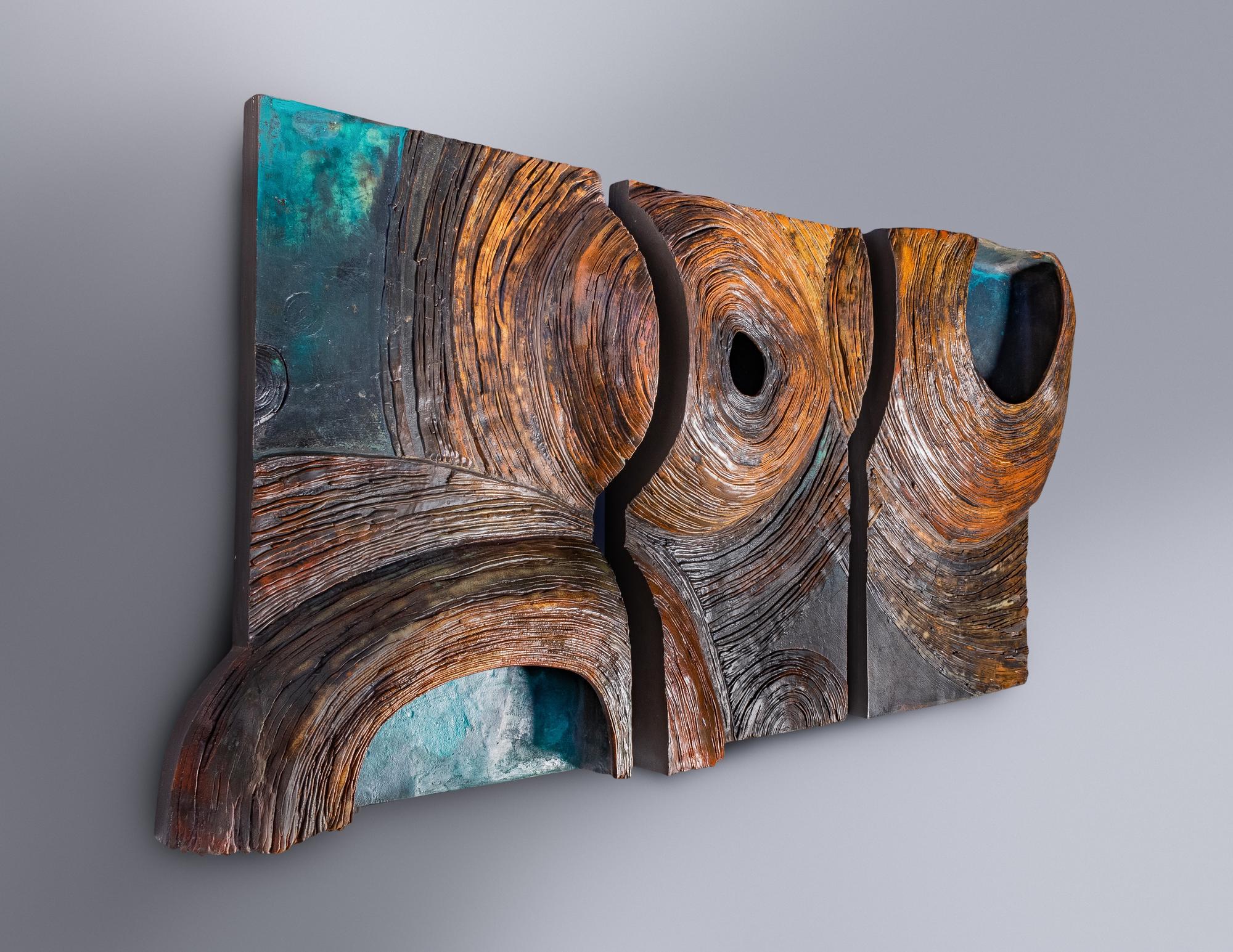 Untitled , Triptych Wall Relief