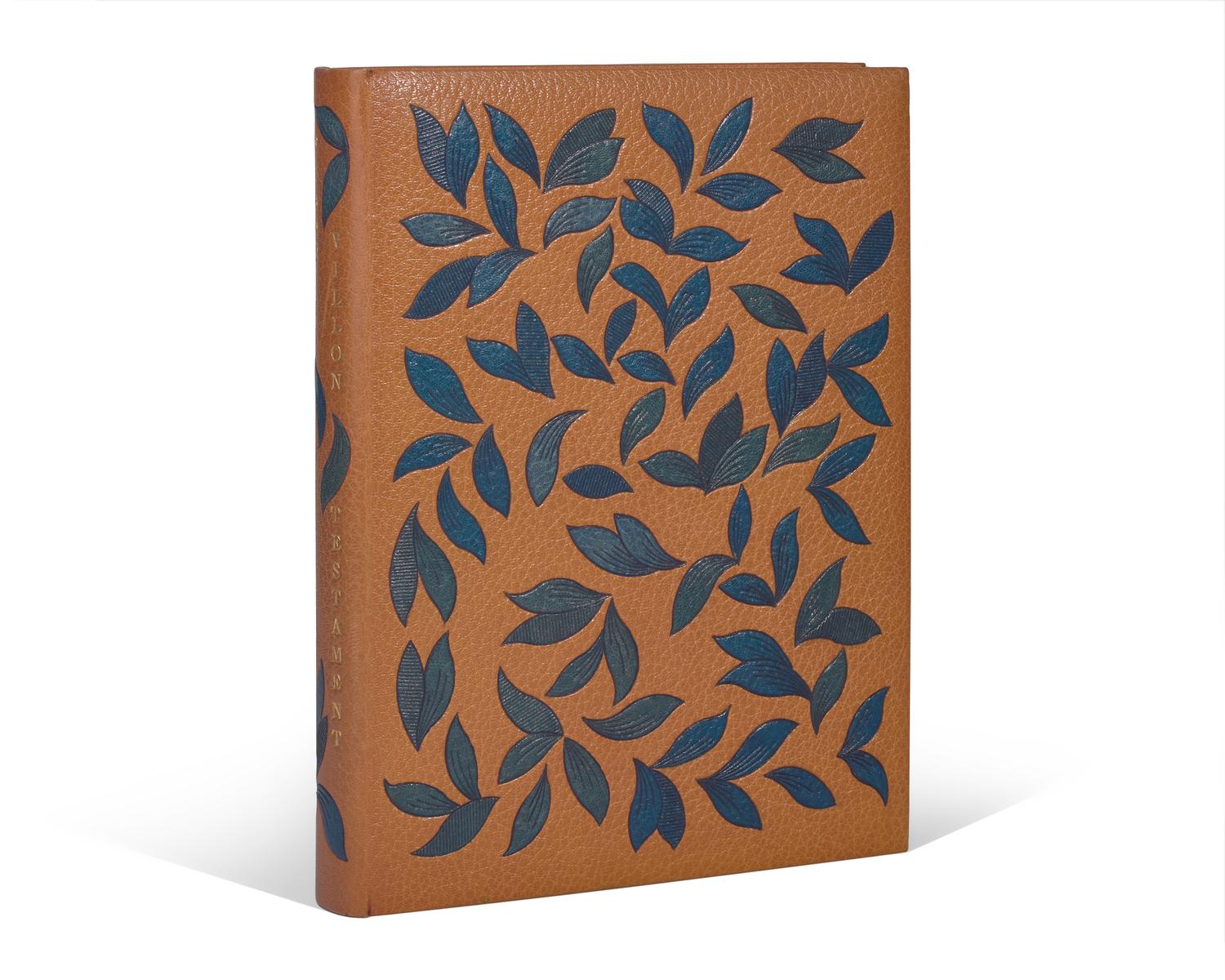 [Fine Bindings] [Weill, Lucie] Villon, Francoys. Le Grant Testament
