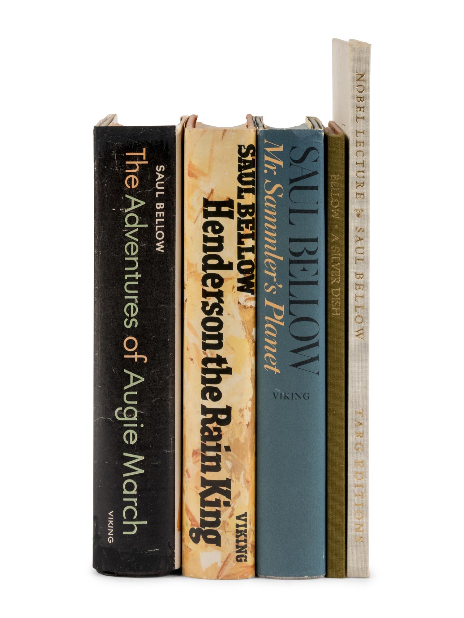 [Literature] Bellow, Saul. Group of 5 First editions