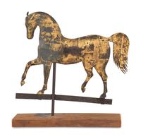 A Howard and Co. Molded Copper and Cast Zinc Trotting Horse Weathervane