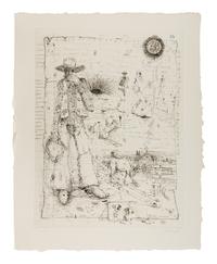 Landfall Press Etching Portfolio (complete portfolio of 6), 1975 Including works by Robert Cottingham, Claes Oldenburg, Philip Pearlstein, Christo, William Allen, and William T. Wiley.