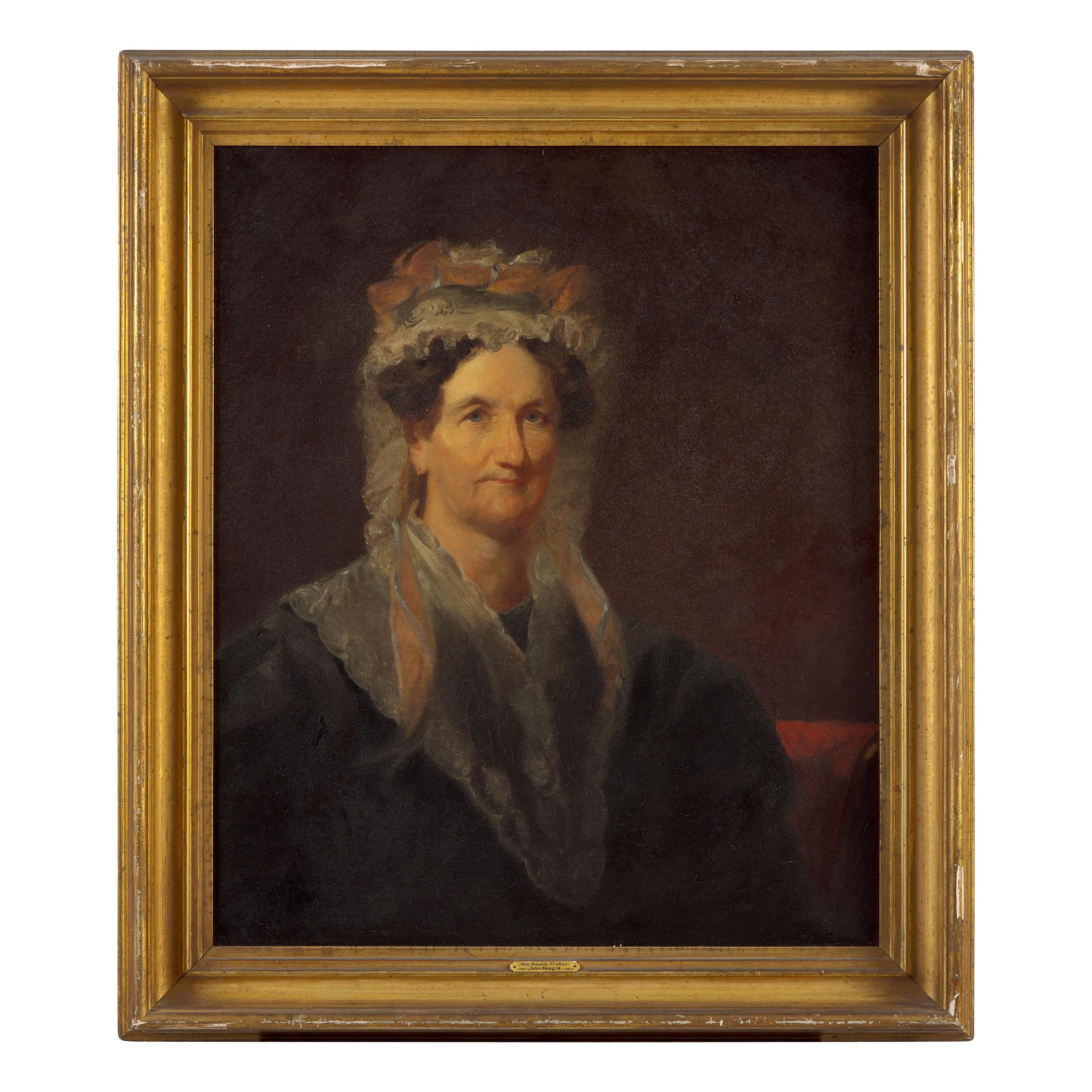John Neagle (1796-1865) — Pair of Portraits: David and Sarah Fisher