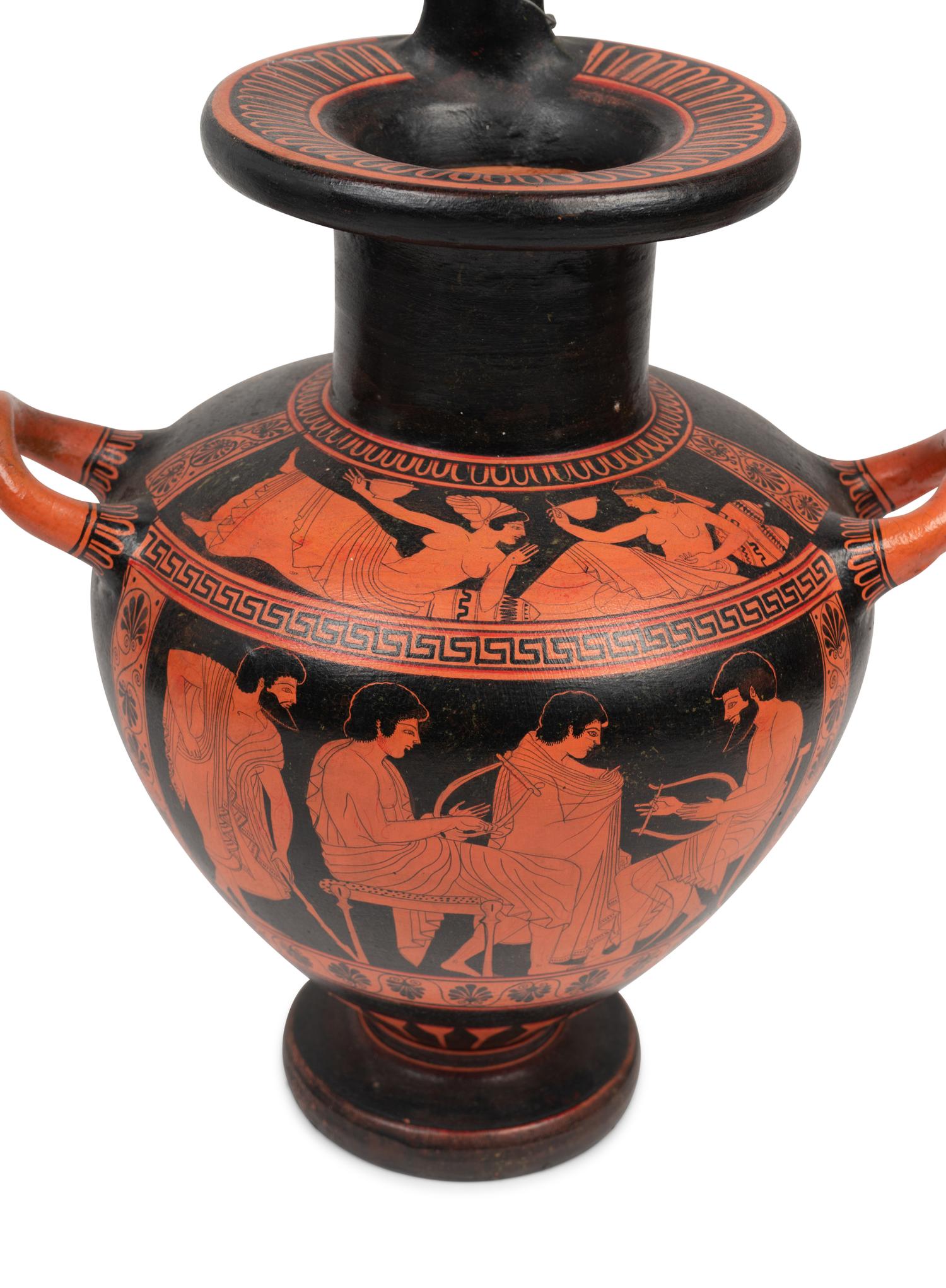 A Group of Nine Greek Style Vessels