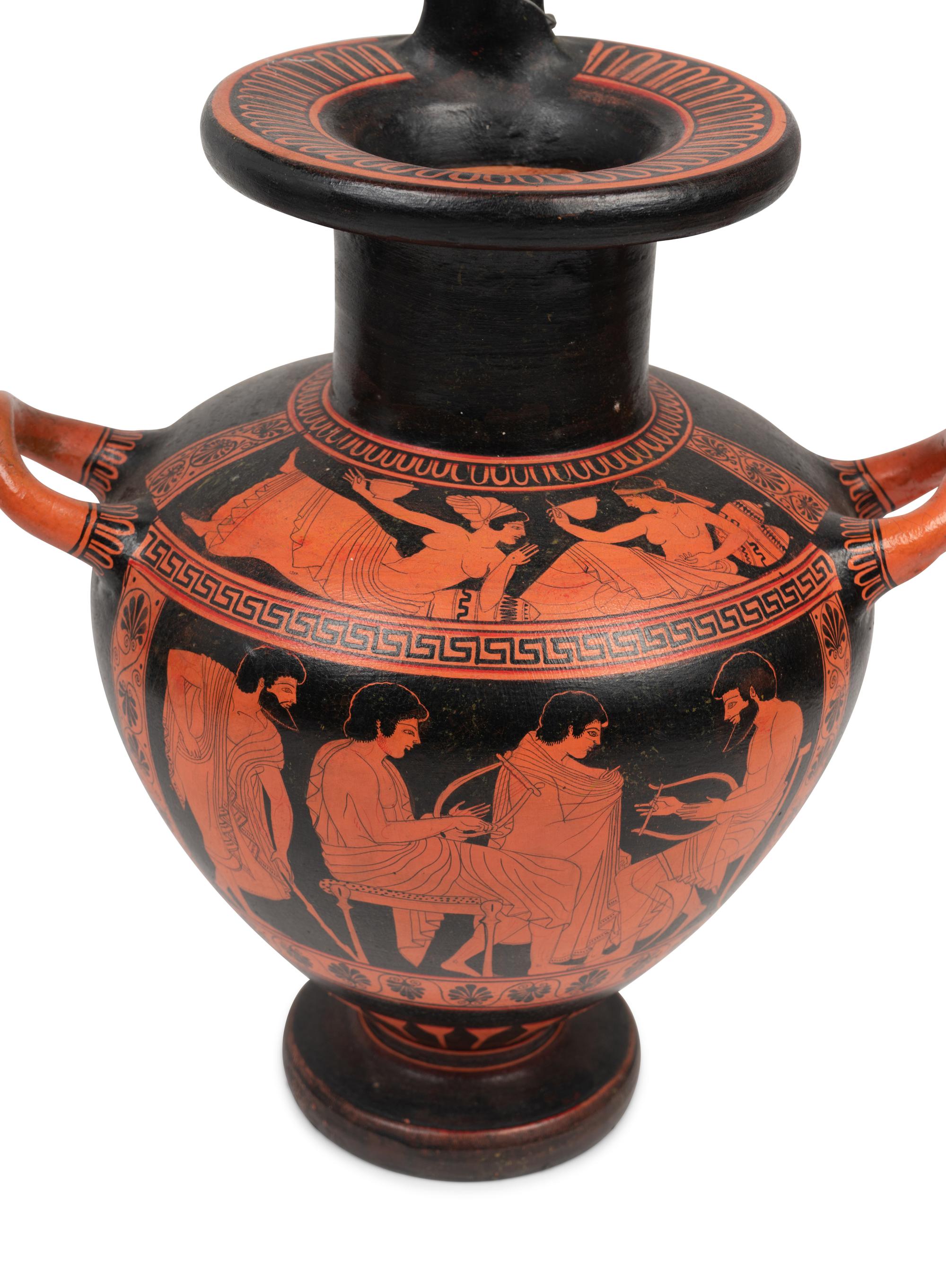 A Group of Nine Greek Style Vessels
