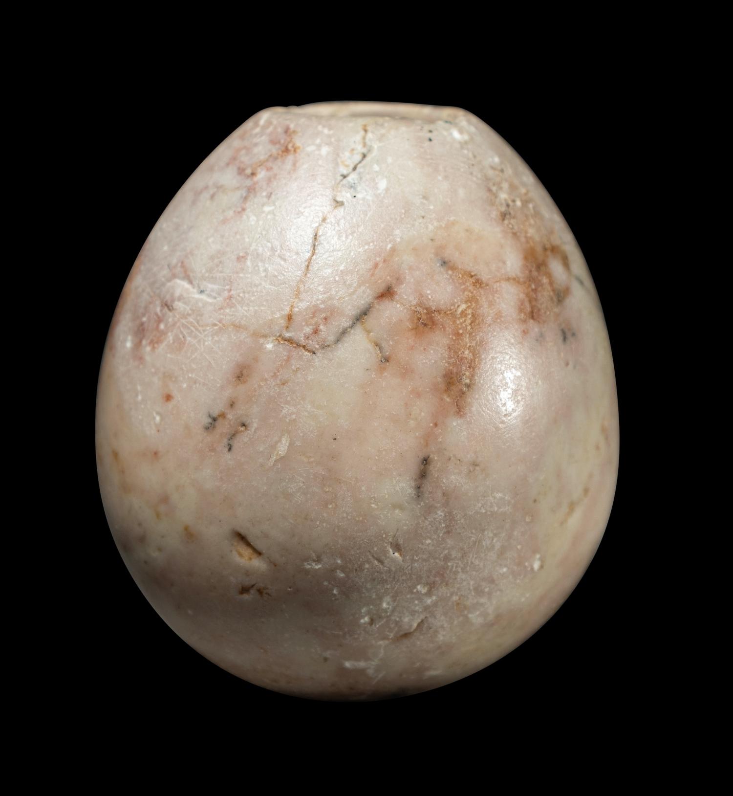 An Egyptian Limestone Mace Head