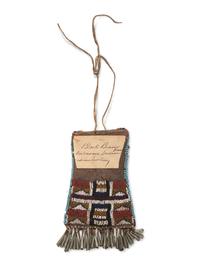 Southern Plains Beaded Hide Srike-a-Light Bag