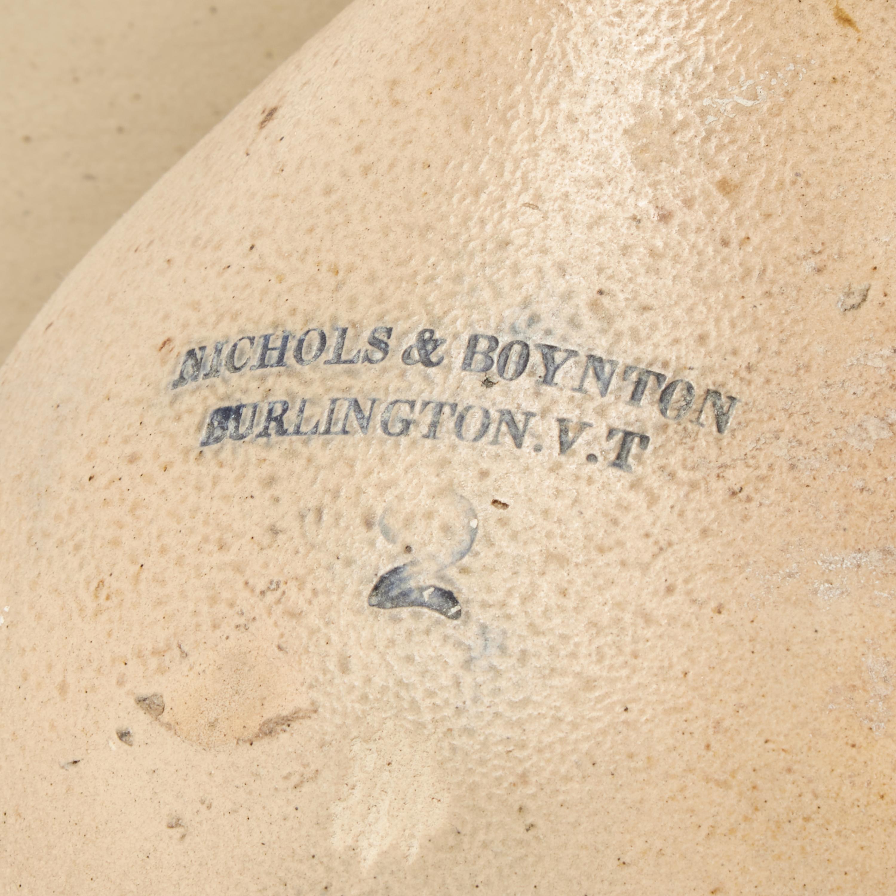 Four Cobalt-Decorated Stoneware Jugs