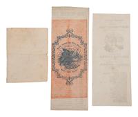 [LINCOLN, Abraham (1809-1865)]. Ephemera associated with Lincoln's life and political career.