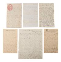 [CIVIL WAR]. Archive of correspondence from Private Hial Heath, Co. H, 143rd Pennsylvania Volunteers, DOW Wilderness, and his brother-in-law, Sergeant Newell W. Barnum, Co. G, 5th New York Cavalry, POW Culpeper.