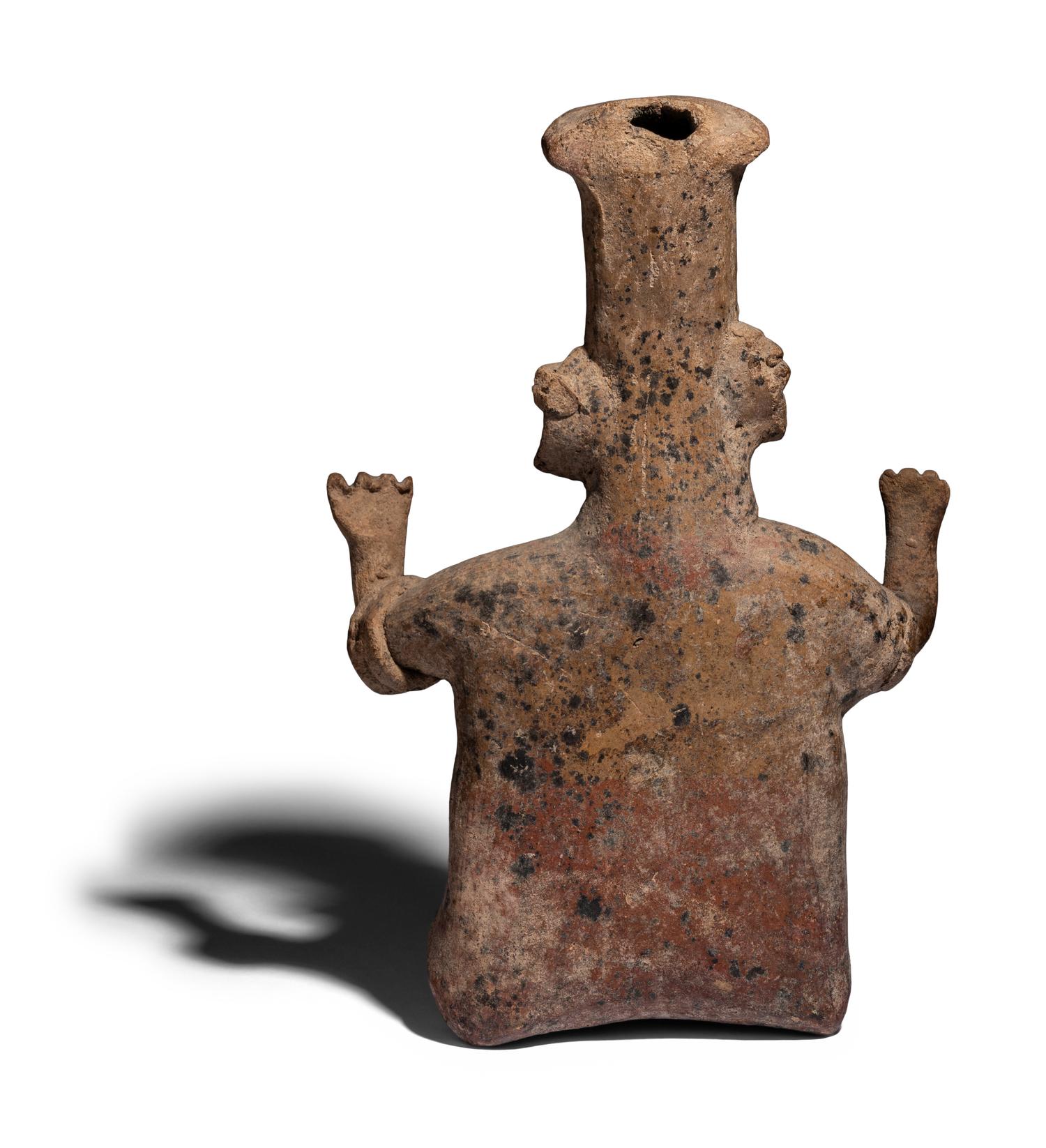 A Jalisco Terracotta Seated Woman