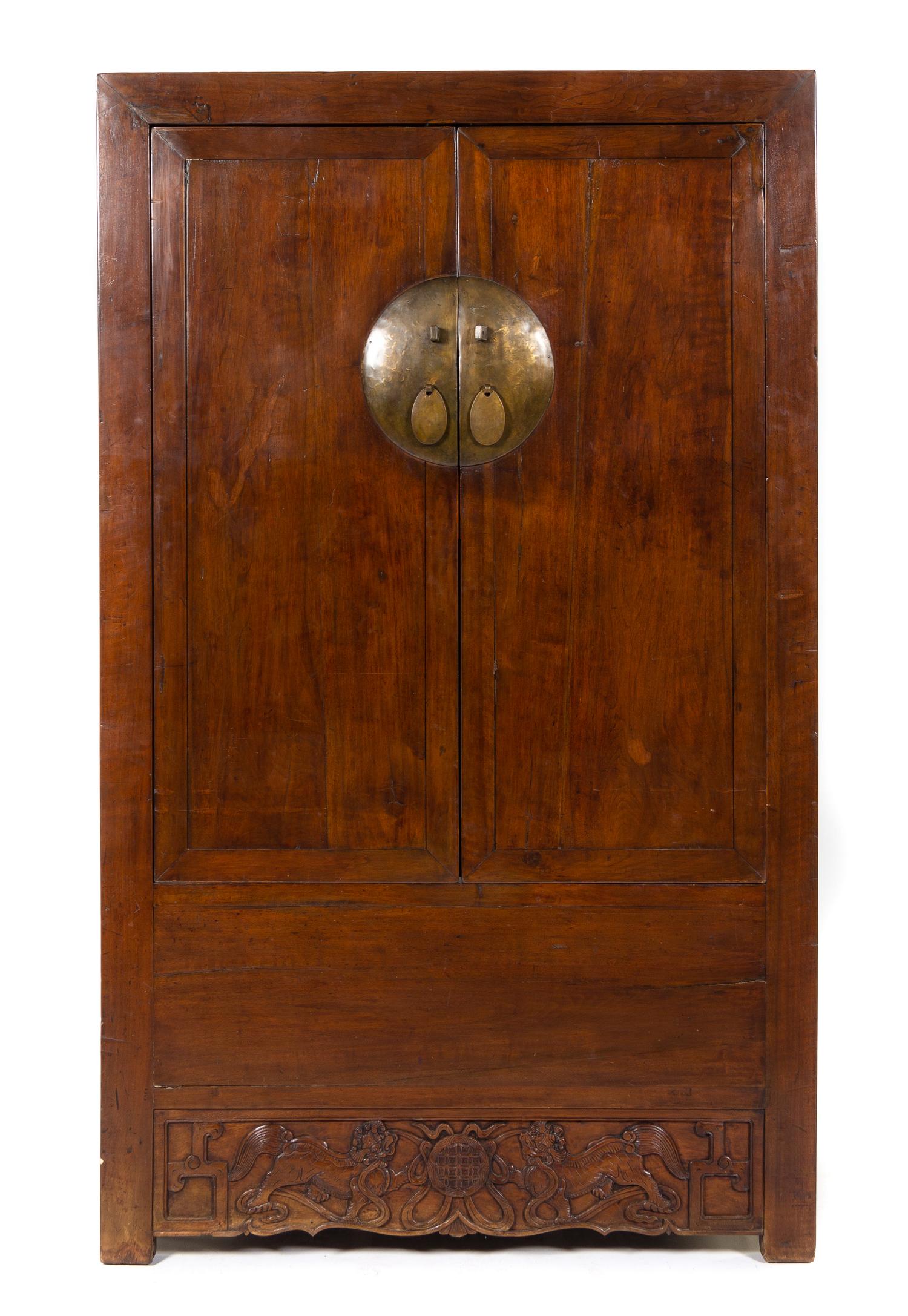 A Large Chinese Hardwood Cabinet