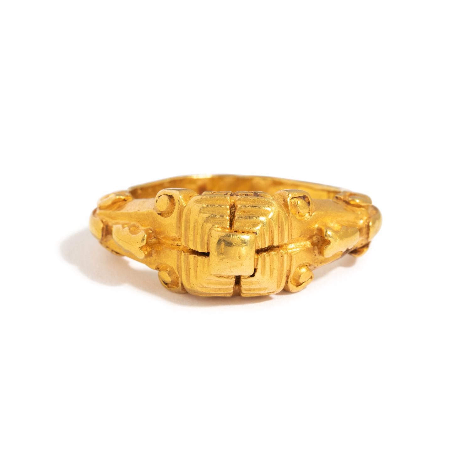 A Roman Gold Finger Ring