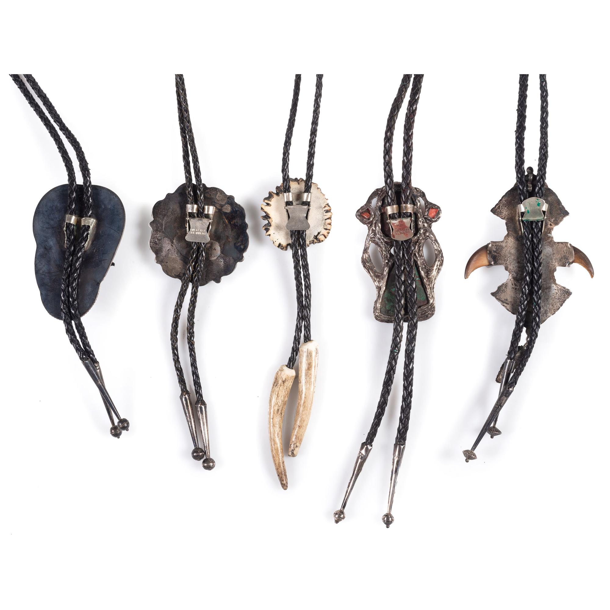 Group of Navajo and Southwestern-Style Bolo Ties