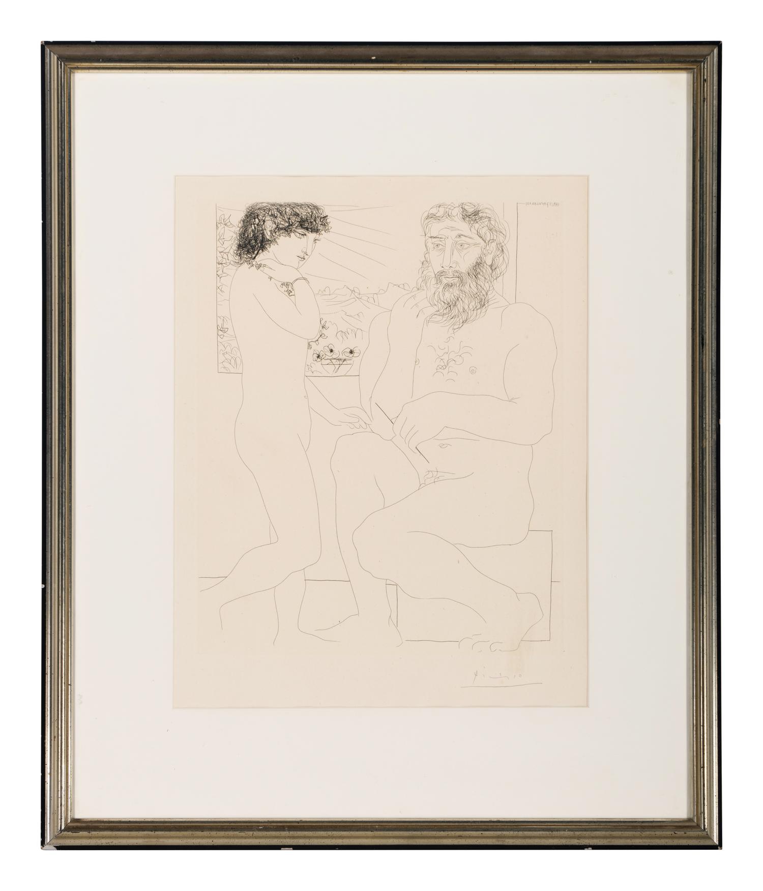 Sculpteur et Modèle debout (from La Suite Vollard )