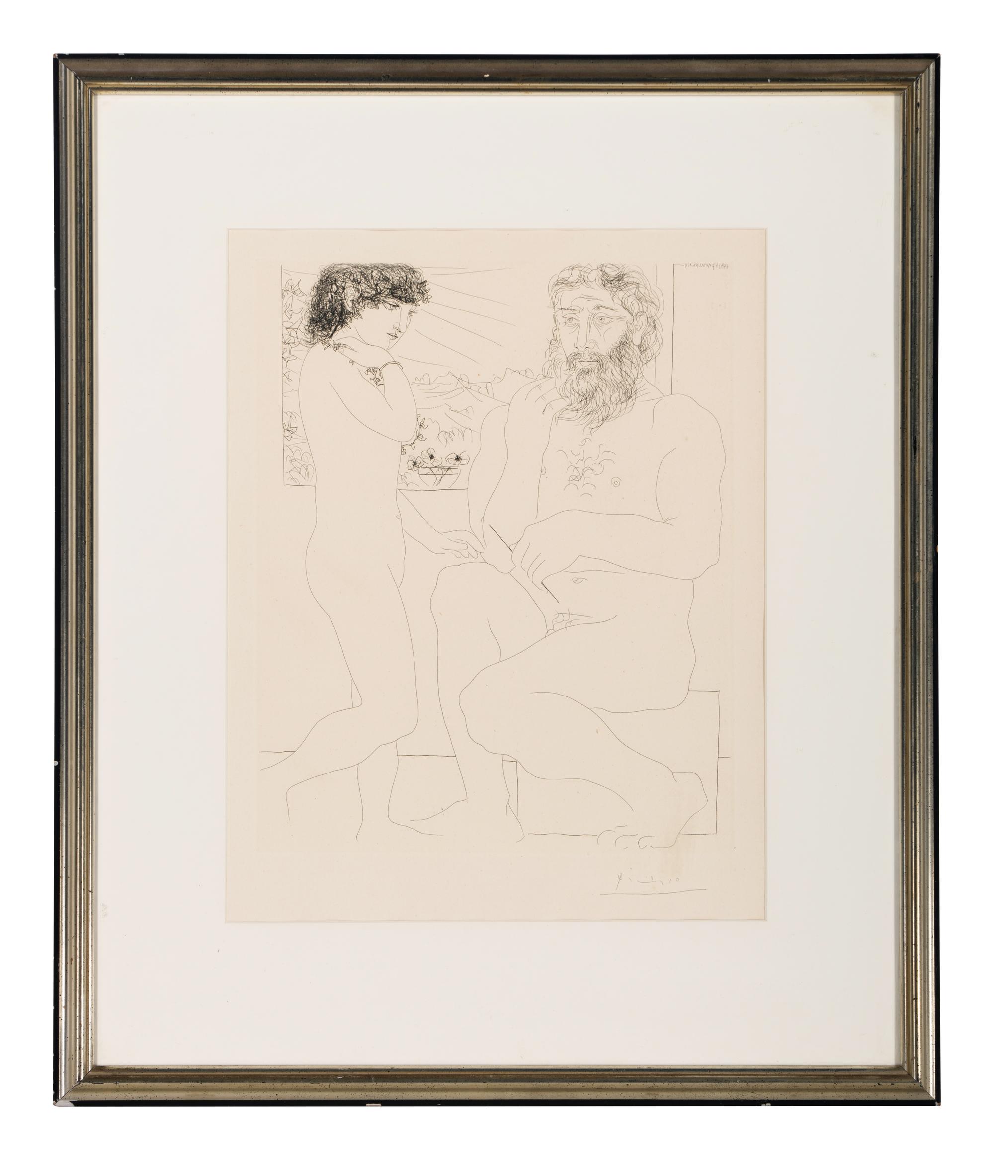 Sculpteur et Modèle debout (from La Suite Vollard )