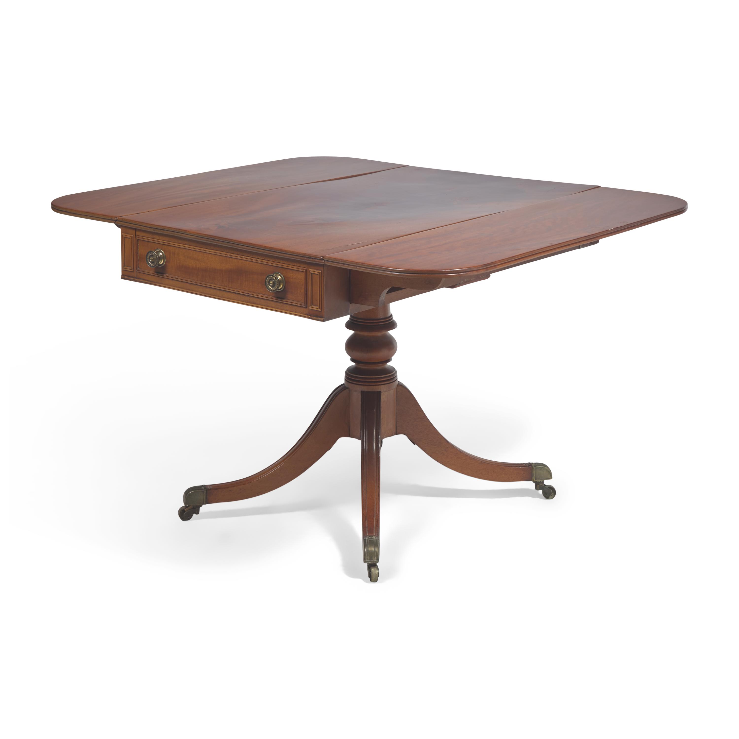 A Regency Mahogany Drop-Leaf Breakfast Table