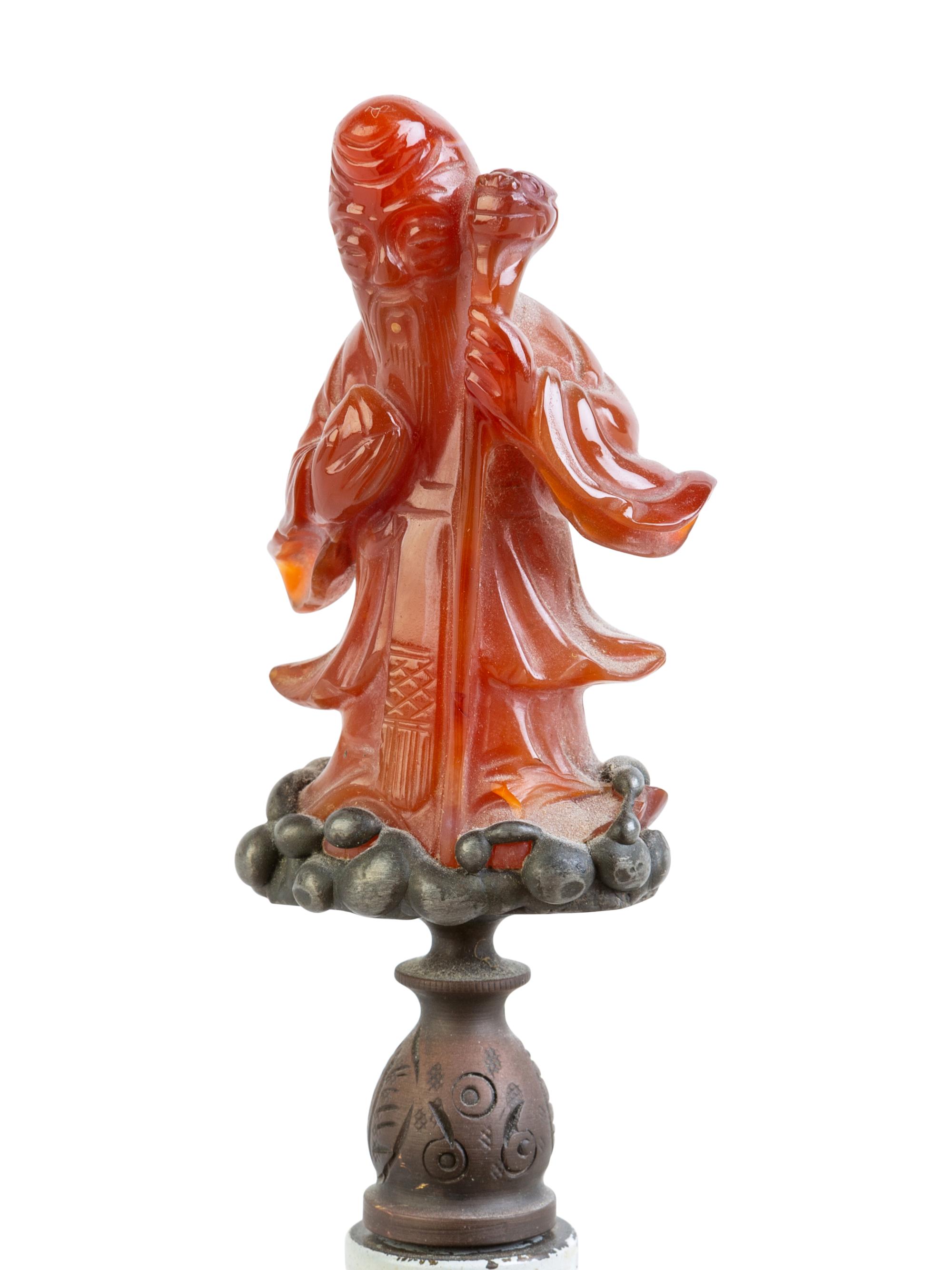 A Blanc de Chine Porcelain Vase Mounted as a Lamp