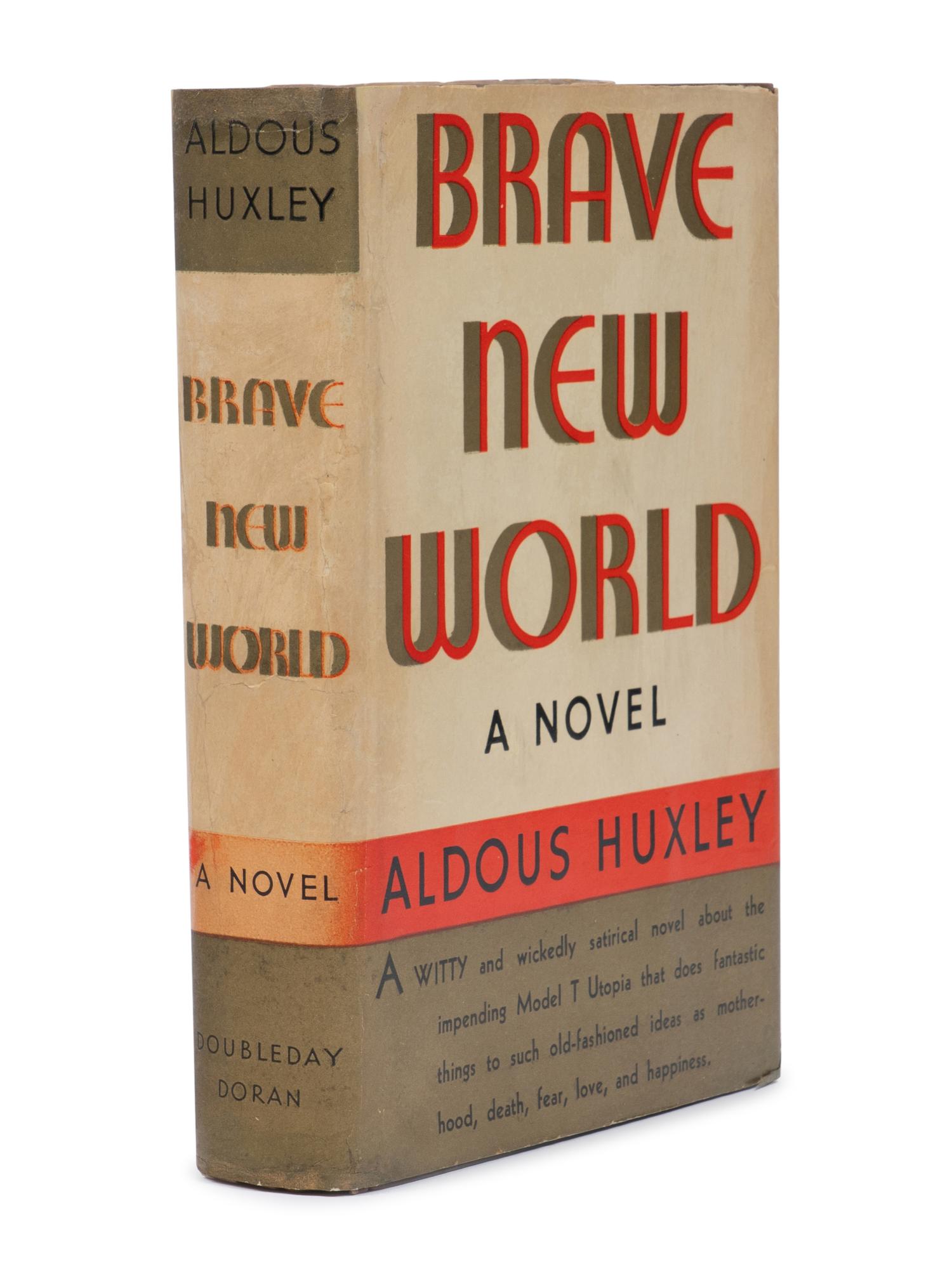 HUXLEY, Aldous (1894-1963). Brave New World . New York: Garden City: Doubleday, Doran & Company, 1932.