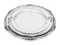 Three Silver Serving Trays