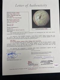 A 1944 Pittsburgh Pirates Team Signed Autograph Baseball Featuring Paul Waner (JSA Letter of Authenticity),