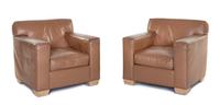 Pair of Club Chairs Mattaliano, USA
