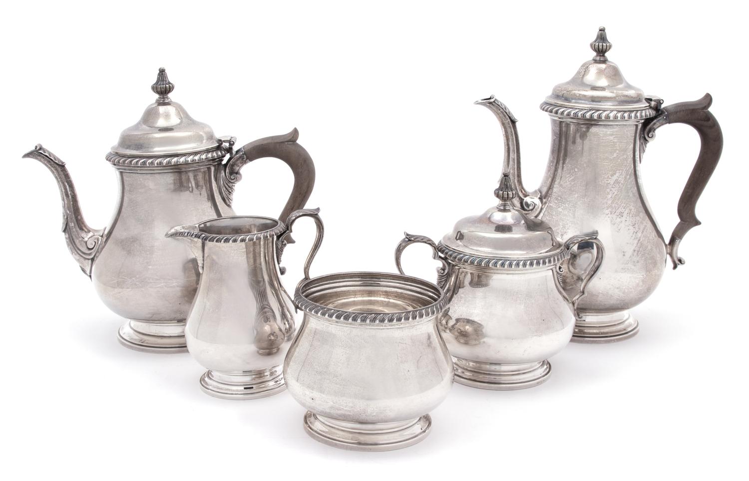 American Silver Five-Piece Tea and Coffee Service