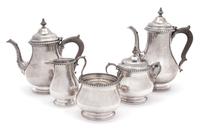American Silver Five-Piece Tea and Coffee Service