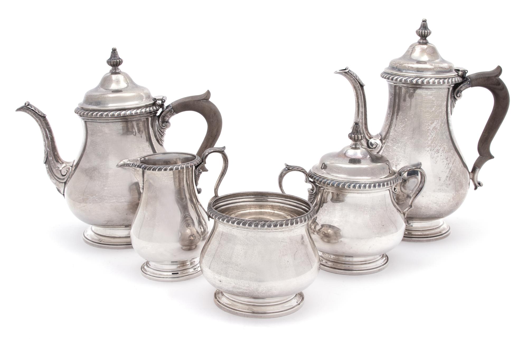 American Silver Five-Piece Tea and Coffee Service