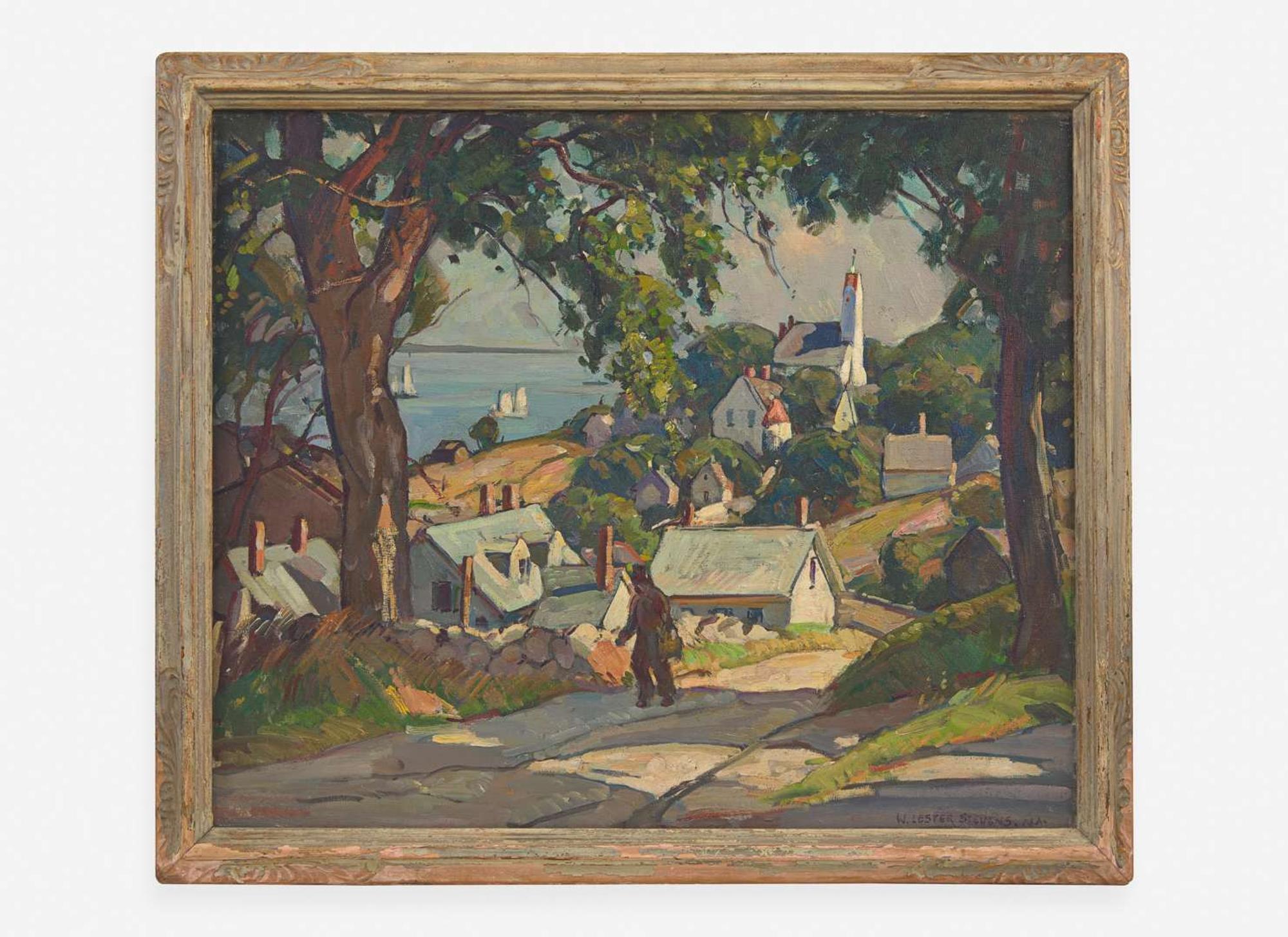 William Lester Stevens (American, 1888-1969) - Pigeon Hill, Rockport