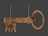 A Cut Sheet Iron Locksmith Trade Sign